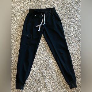 Figs Jogger Scrub pants. Size XXS. Color- black. Practically brand new!